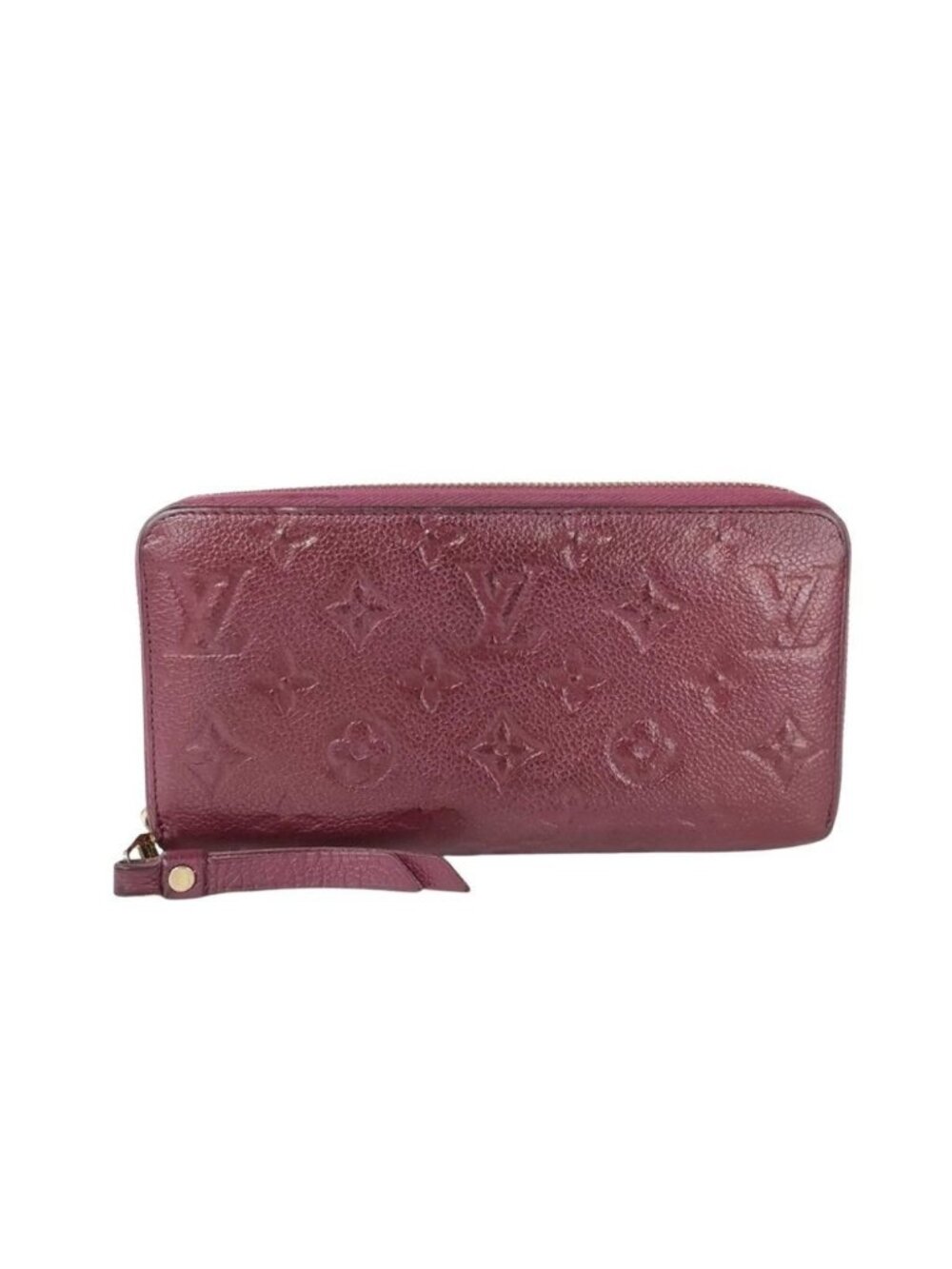 Louis Vuitton Wallet Zippy Leather Monogram Empreinte Zip Around Gold
